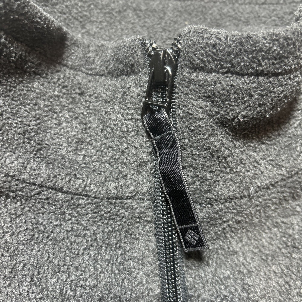 Columbia Hemlock Ridge Jacket Quarter Zip Pullover Fleece Gray Men's Size L - Picture 5 of 11